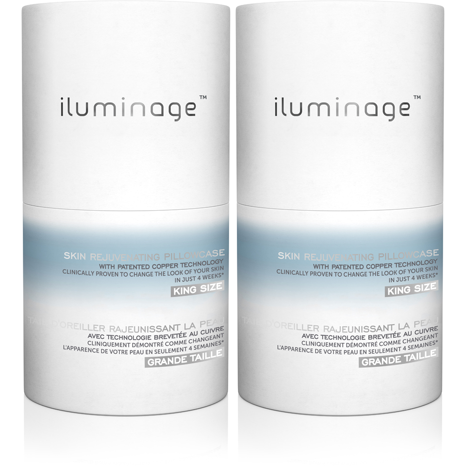 Iluminage Pillowcase - King Size (Twin Pack)