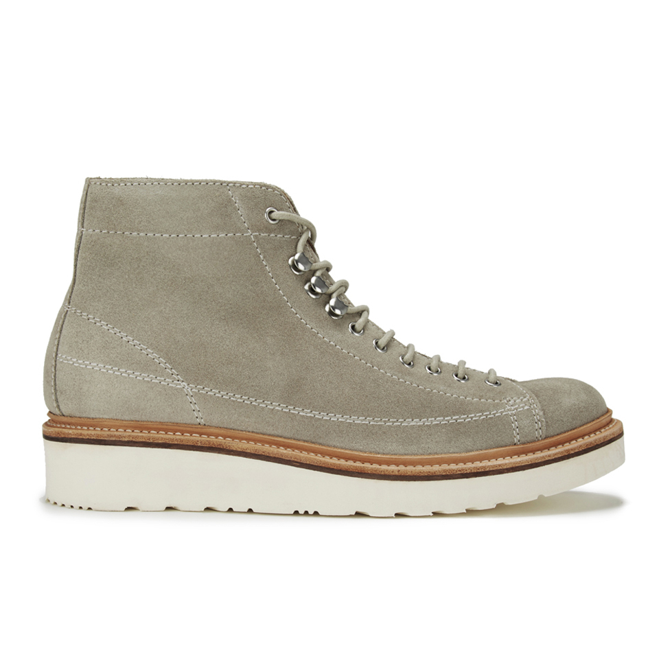 Grenson Men s Andy Suede Lace up Monkey Boots Sand Allsole