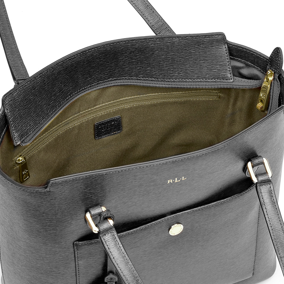 Lauren Ralph Lauren Women's Newbury Modern Pocket Tote - Black