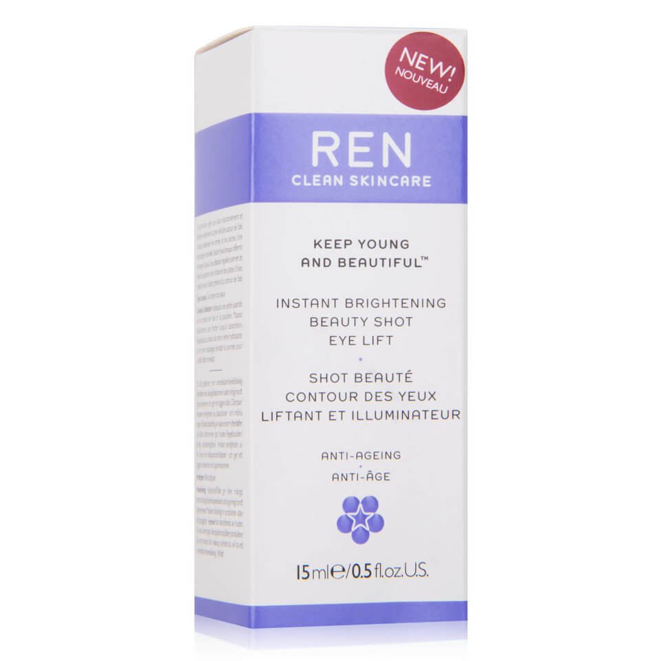 REN Clean Skincare Keep Young and Beautiful Instant Brightening Beauty Shot Eye Lift 15ml