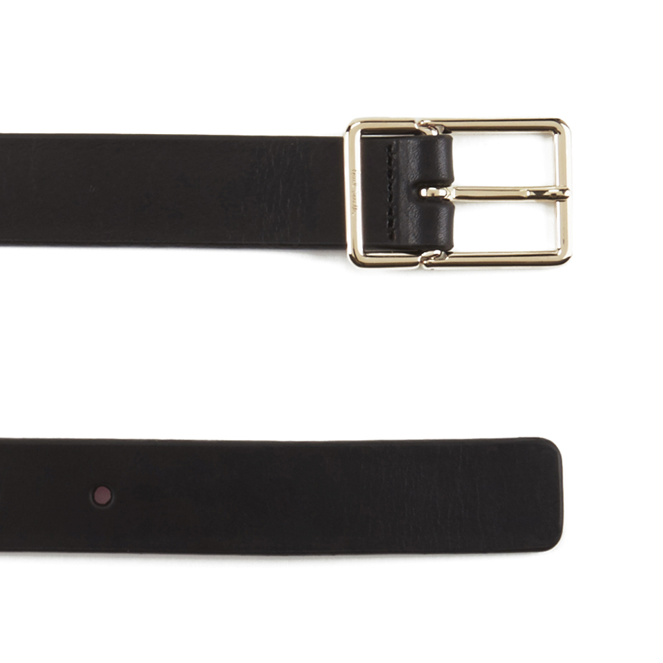 Paul Smith Accessories Women's Leather Contrast Belt - Black