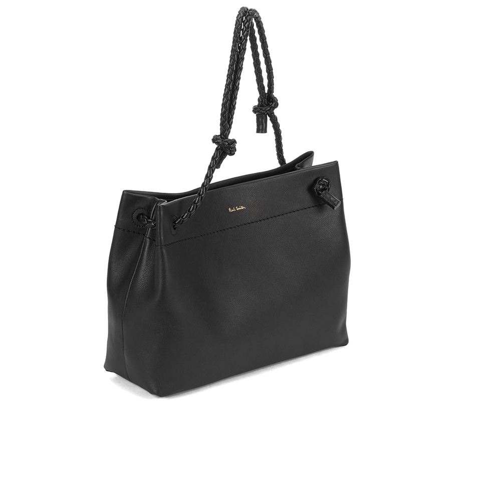 Paul Smith Accessories Women's Small Leather Paper Shoulder Bag - Black