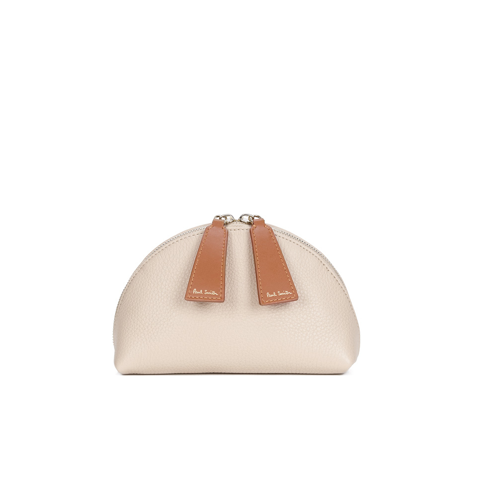Paul Smith Accessories Women's Leather Cosmetic Bag - Cream