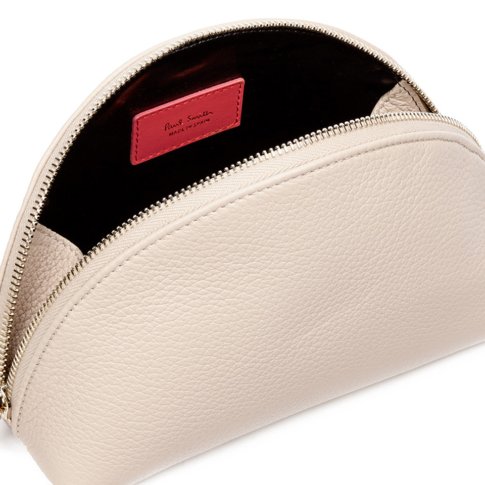 Paul Smith Accessories Women's Leather Cosmetic Bag - Cream