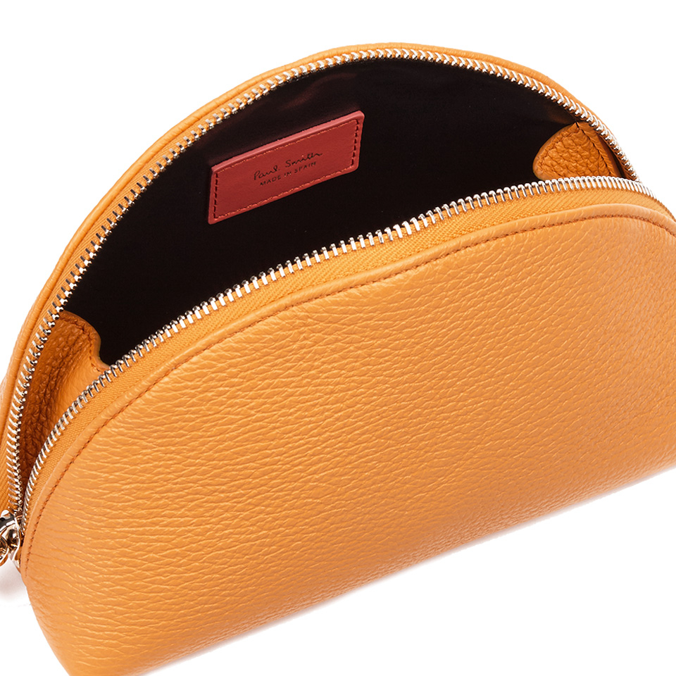 Paul Smith Accessories Women's Leather Cosmetic Bag - Orange