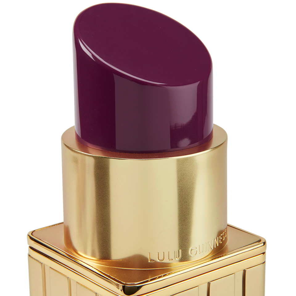 Lulu Guinness Women's Perspex Lipstick Clutch Bag - Gold/Magenta