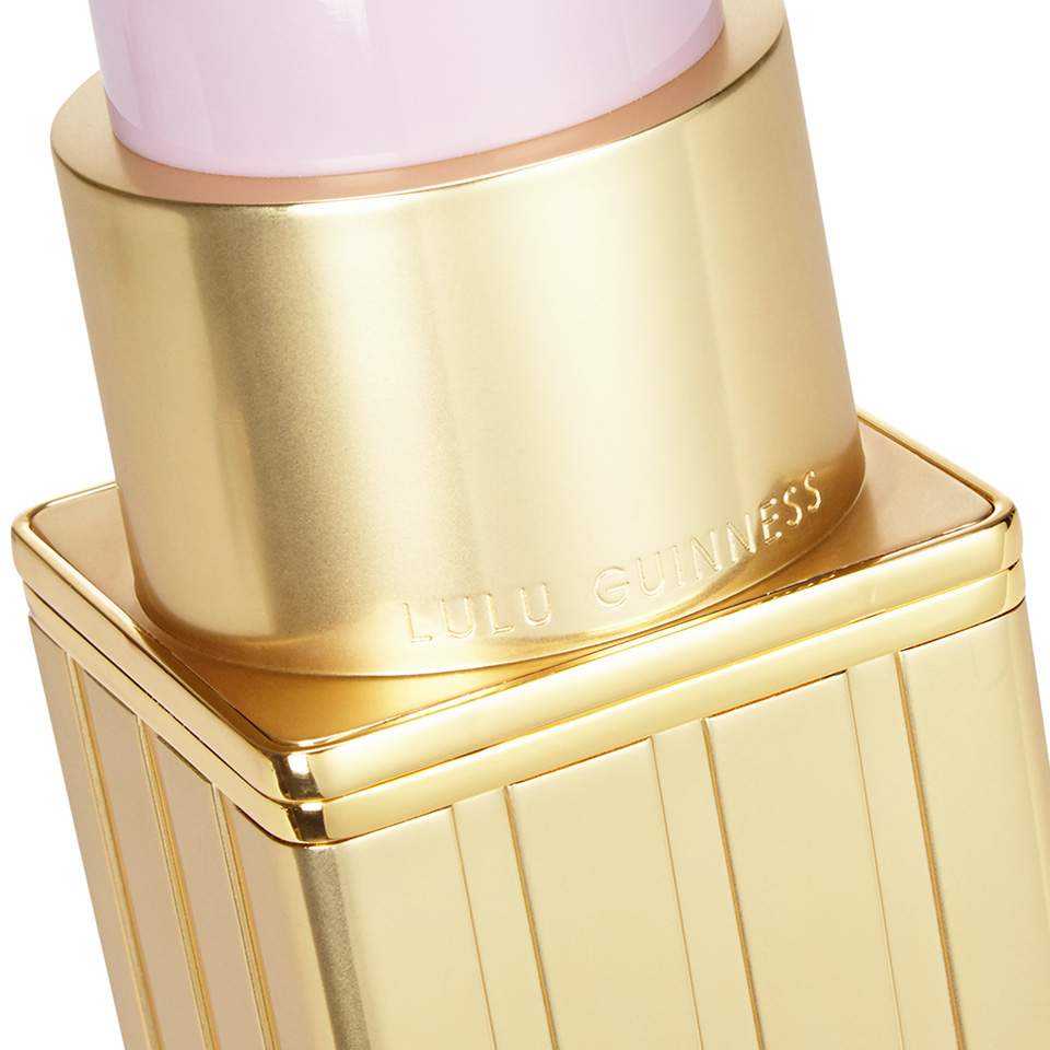 Lulu Guinness Women's Perspex Lipstick Clutch Bag - Gold/Light Magenta