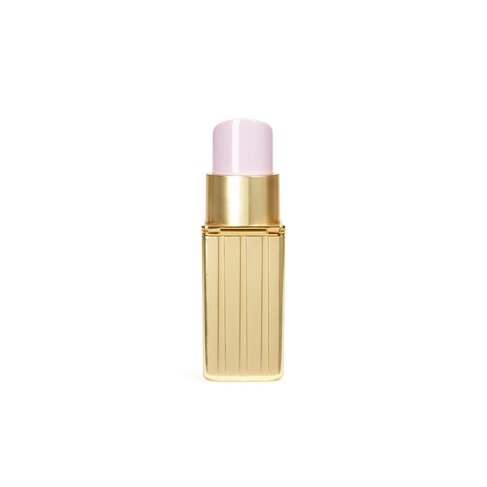 Lulu Guinness Women's Perspex Lipstick Clutch Bag - Gold/Light Magenta