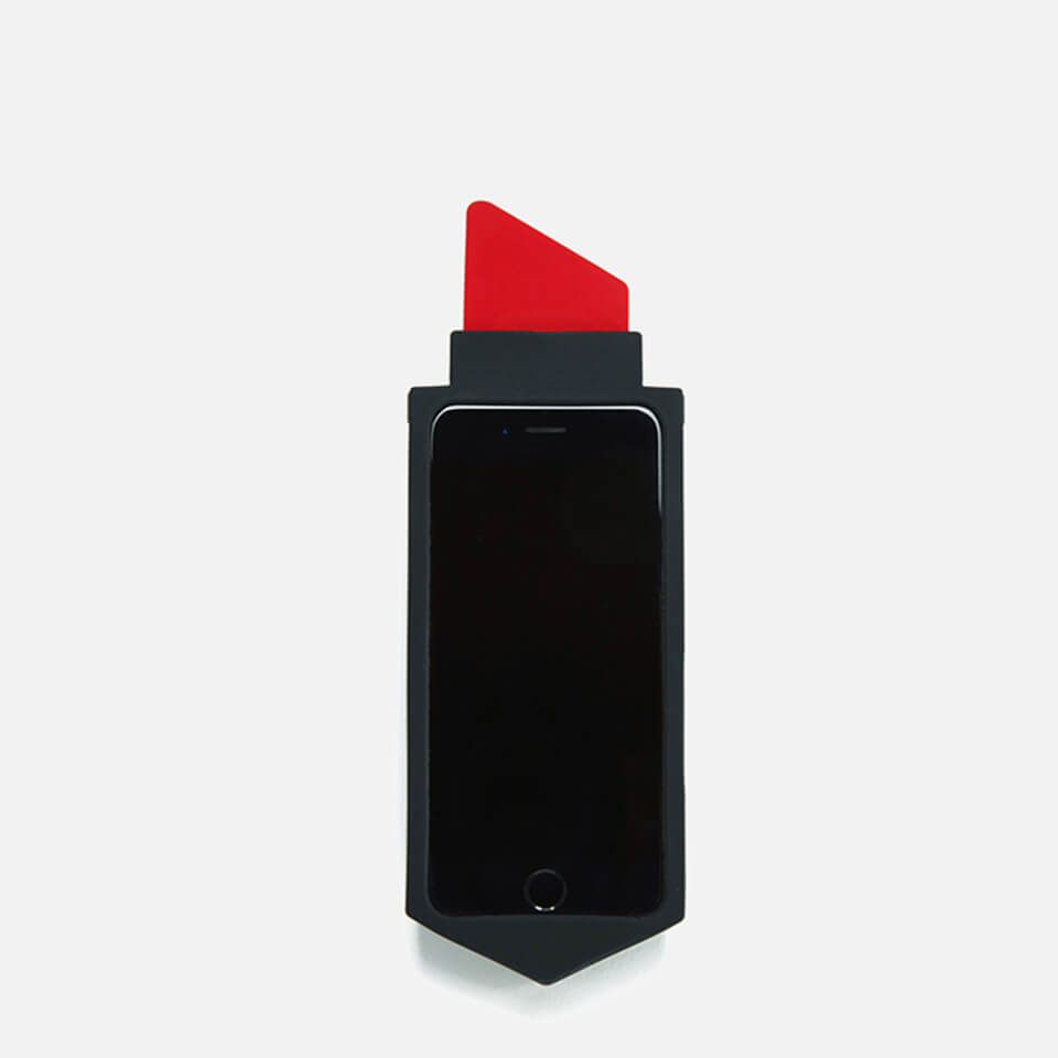 Lulu Guinness Women's Lipstick Iphone 6 Case - Black