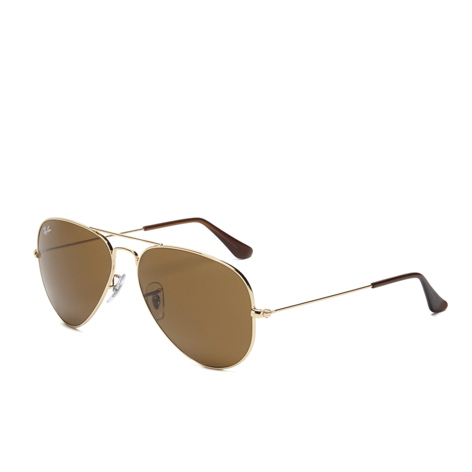 Ray-Ban Aviator Large Sunglasses 58mm - Metal Gold