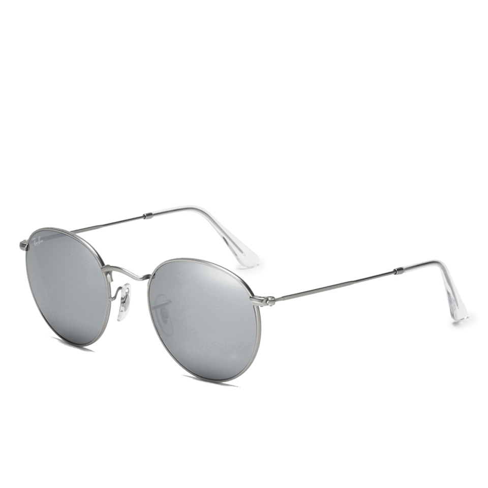 Ray-Ban Round Metal Sunglasses - Matte Silver