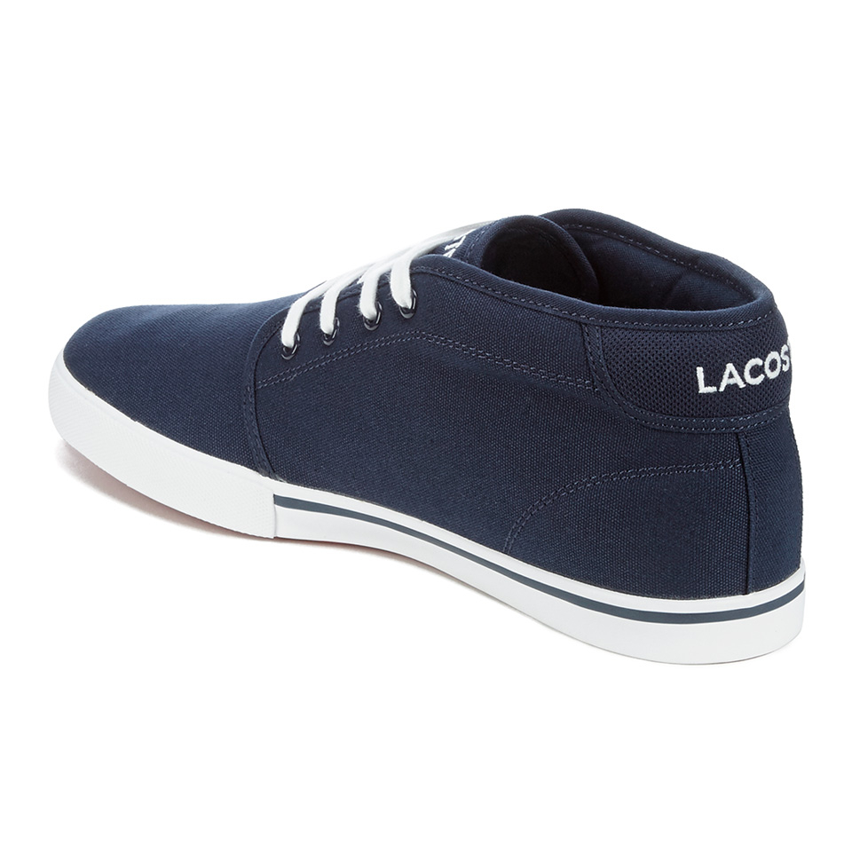 Lacoste Men s Ampthill LCR 2 Canvas Chukka Trainers Blue Allsole
