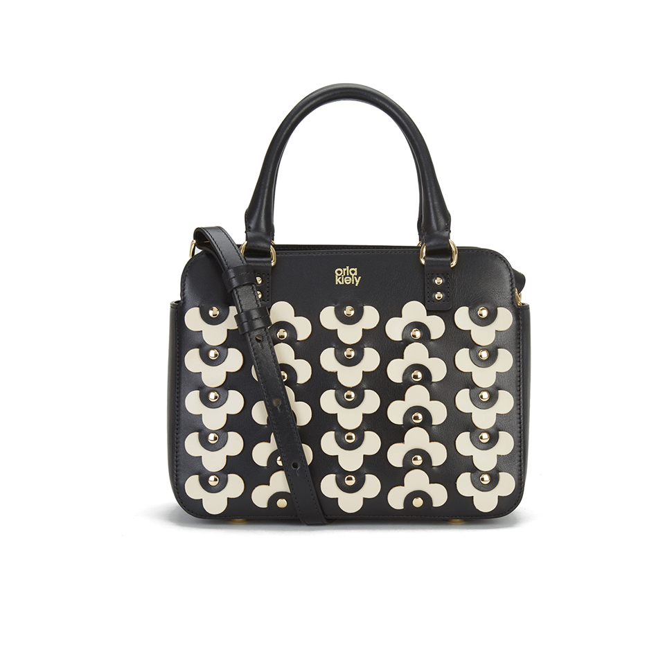 Orla Kiely Women s Jeanette Confetti Flower Tote Bag Black