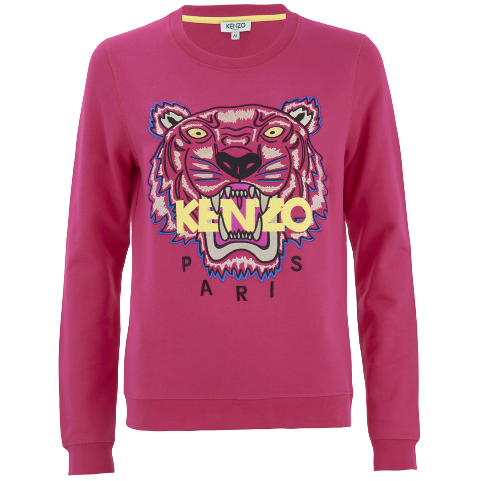 KENZO Women s The Classic Tiger Sweatshirt Fuchsia Coggles
