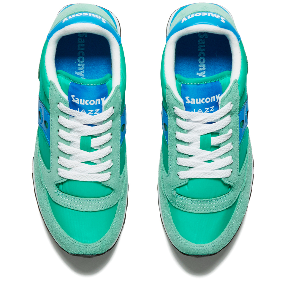 Saucony Women s Jazz Original Trainers Light Green Blue Coggles