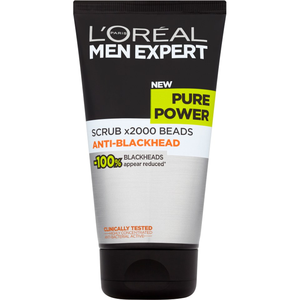 Exfoliante Pure Power Scrub de L'Oréal Paris Men Expert 150 ml