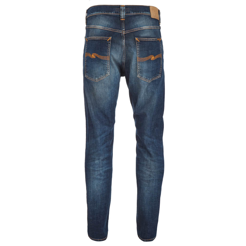 Nudie Jeans Men's Brute Knut Tapered Cropped Jeans - Blue
