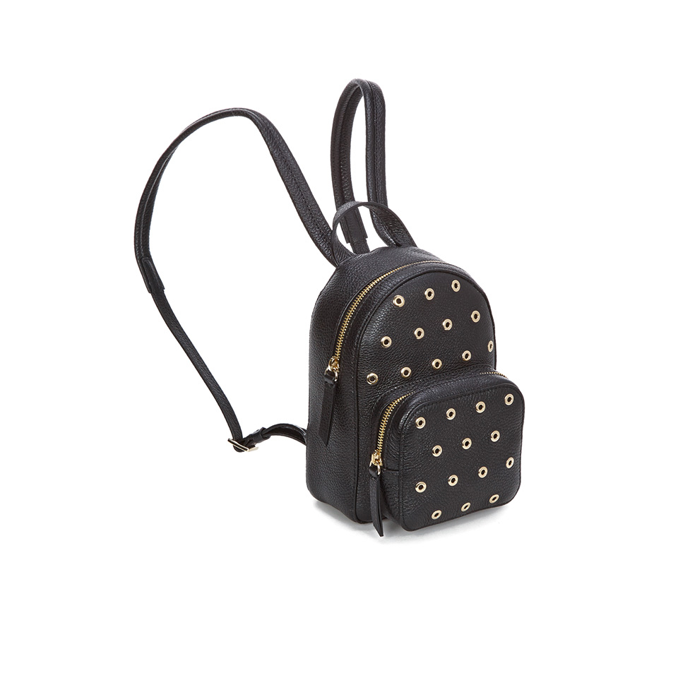 REDValentino Women's Mini Eyelet Backpack - Black