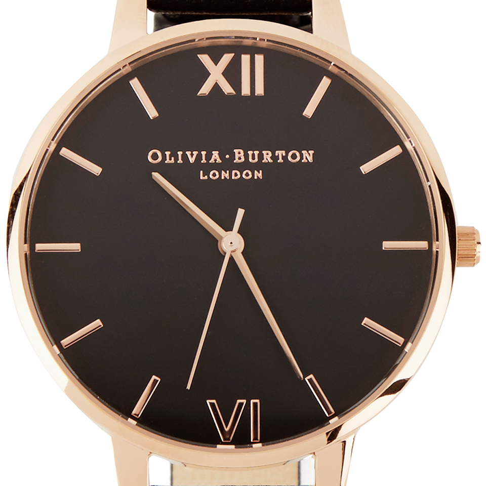 Olivia Burton Women's Burton Big Dial Watch - Black