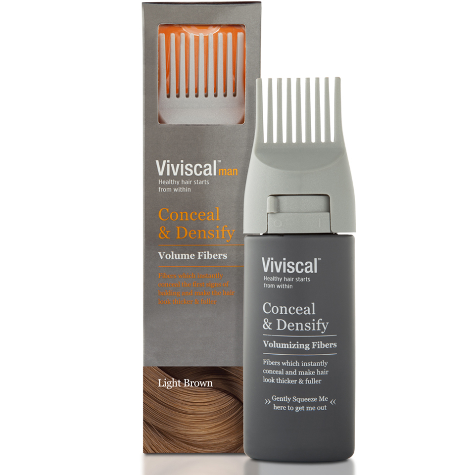 Viviscal Hair Thickening Fibres for Men Light - Brown