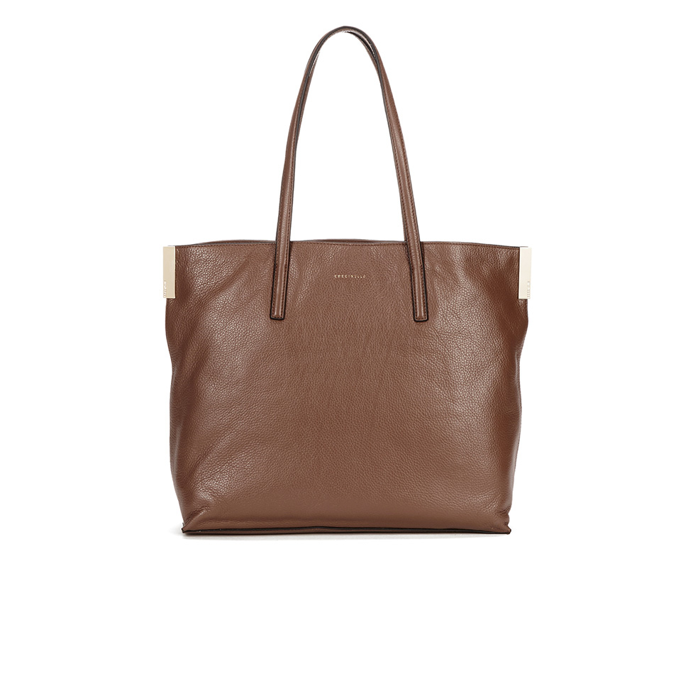 Coccinelle Women's New Sophie Leather Tote Bag - Dark Brown