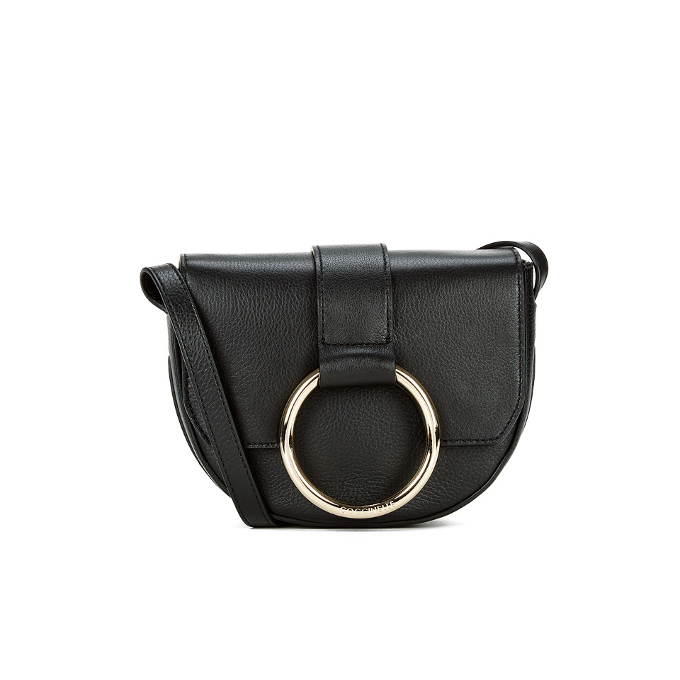 Coccinelle Women's Leather Small Crossbody - Black