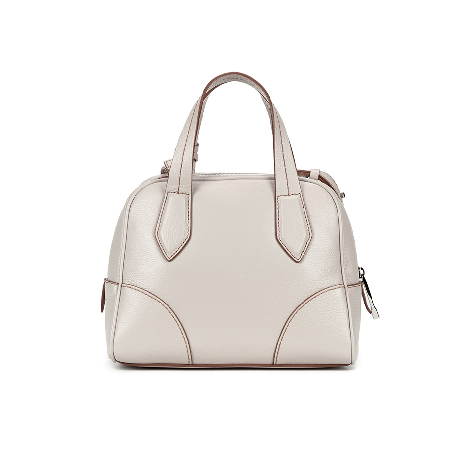 Coccinelle Women's Brad Leather Bowler Bag - Beige