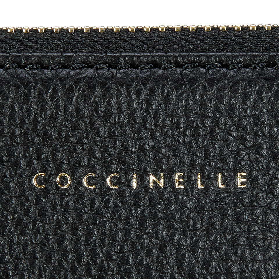 Coccinelle Women's Buste Leather Clutch Bag - Black
