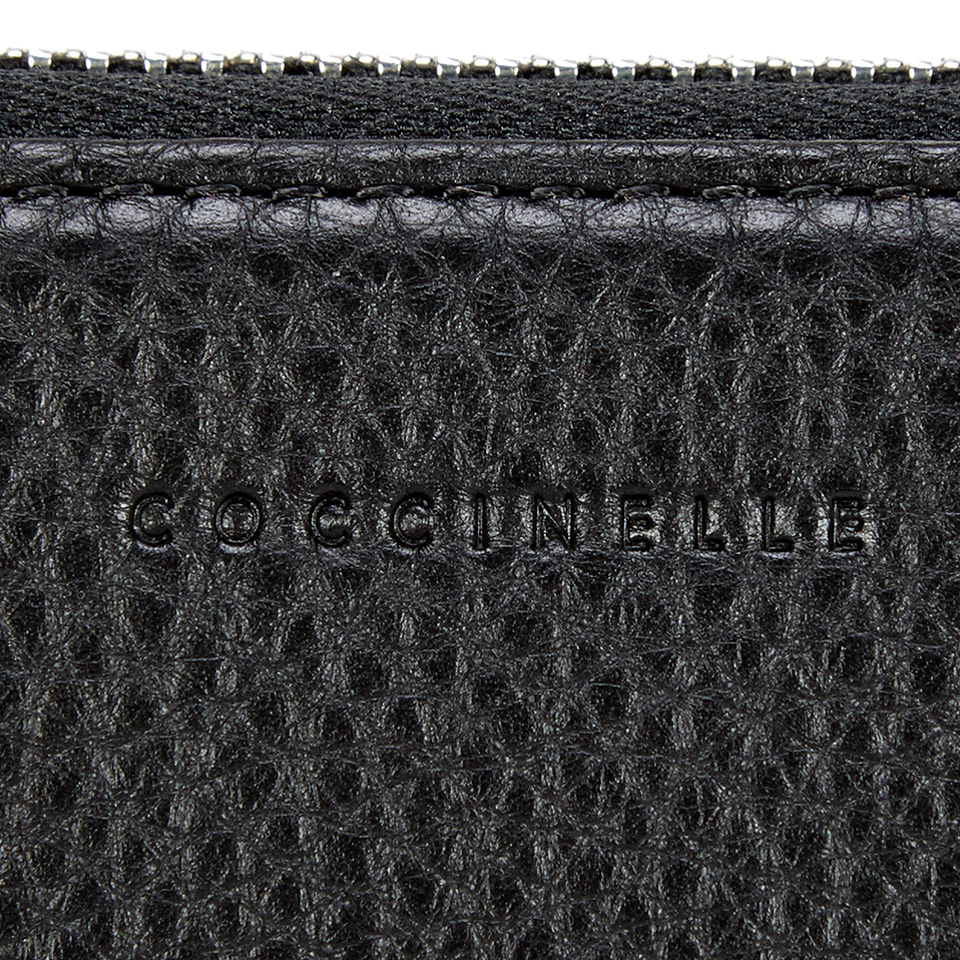 Coccinelle Women's Leather Zip Around Purse - Black