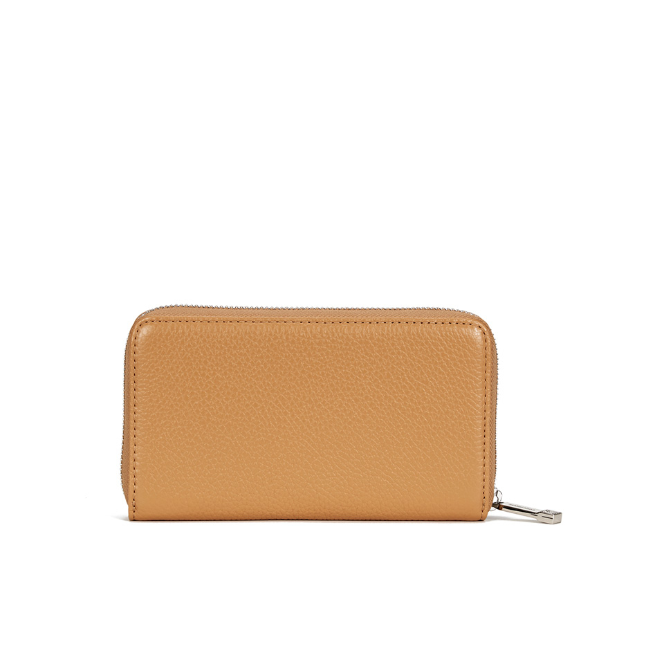 Coccinelle Women's Leather Zip Around Purse Light - Tan