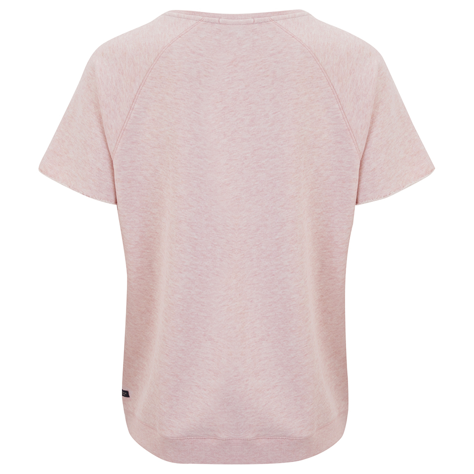 Maison Scotch Women's Short Sleeve Sweatshirt with Text