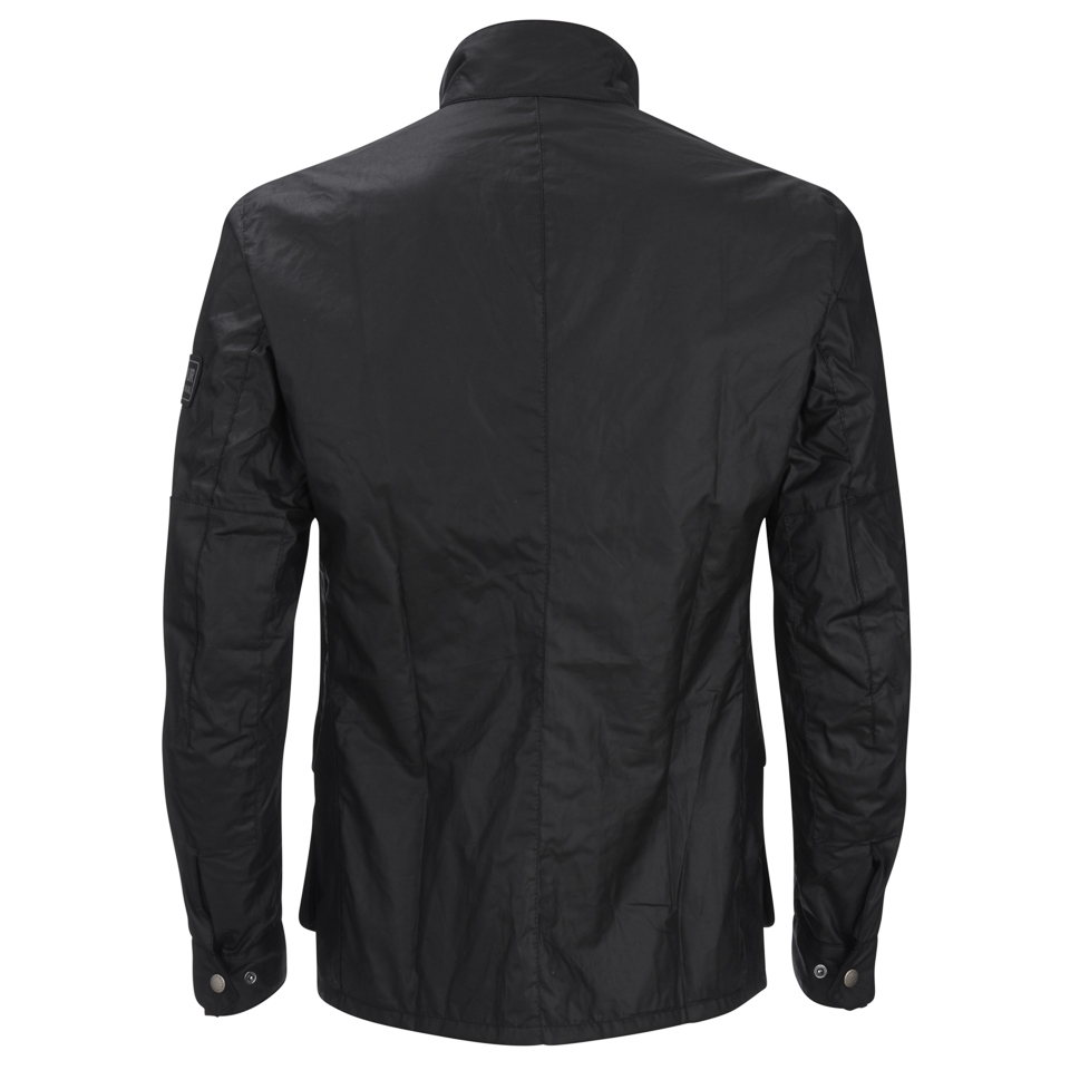 Barbour International Men s Enfield Wax Jacket Black Coggles