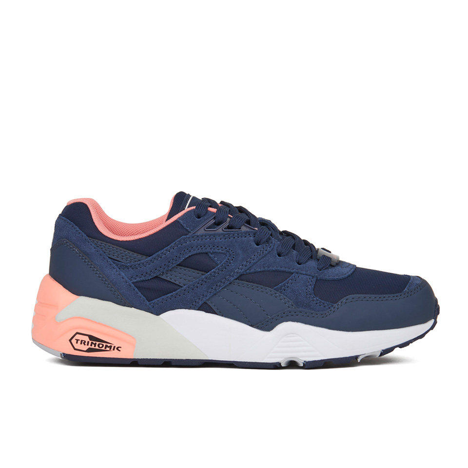 Puma Women s R698 Filtered Low Top Trainers Peacoat Pink Allsole