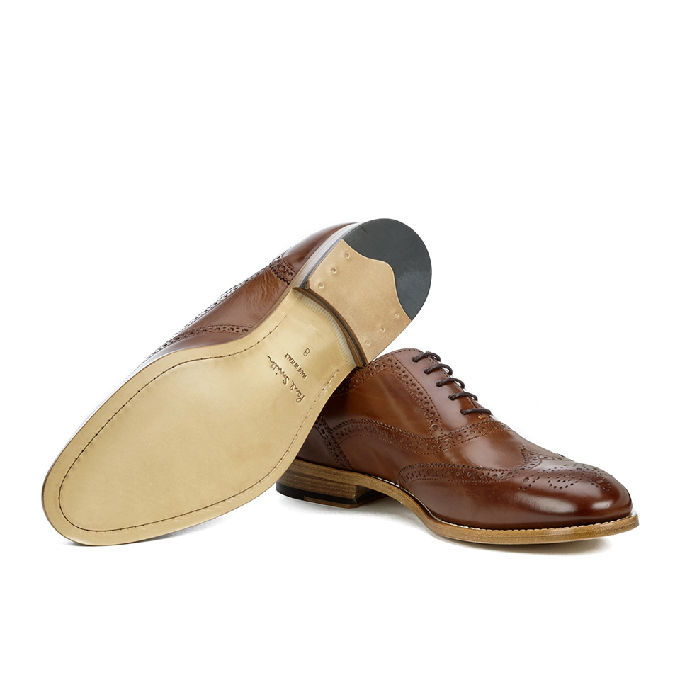 Paul Smith Shoes Men's Christo Leather Brogues - Tan Parma