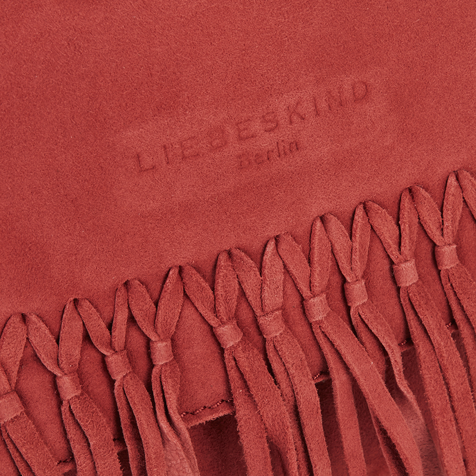 Liebeskind Women's Lennja Suede Fringe Crossbody Bag - Lipstick
