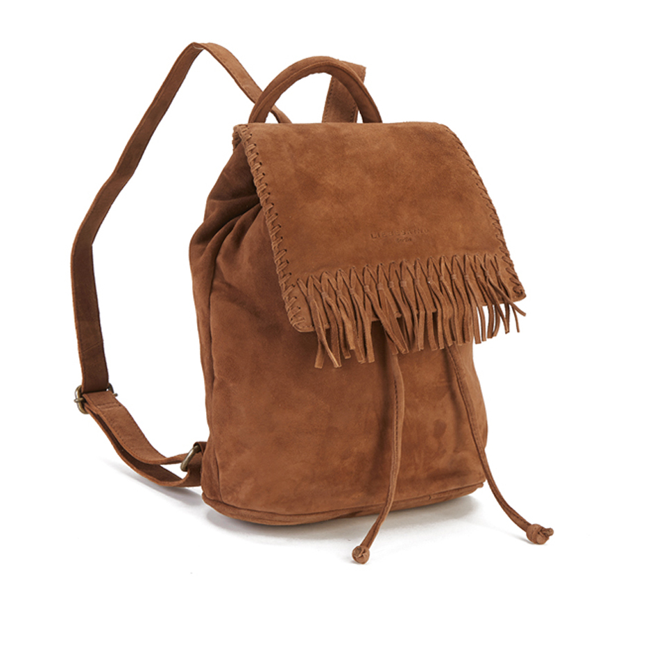 Liebeskind Women's Grit Suede Fringe Backpack - Cognac