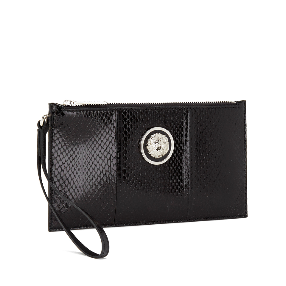 Versus Versace Women's Water Snake Clutch Bag - Black