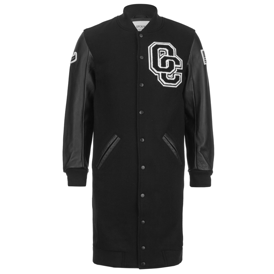 Opening Ceremony Men's Varsity Long Jacket - Black | Coggles