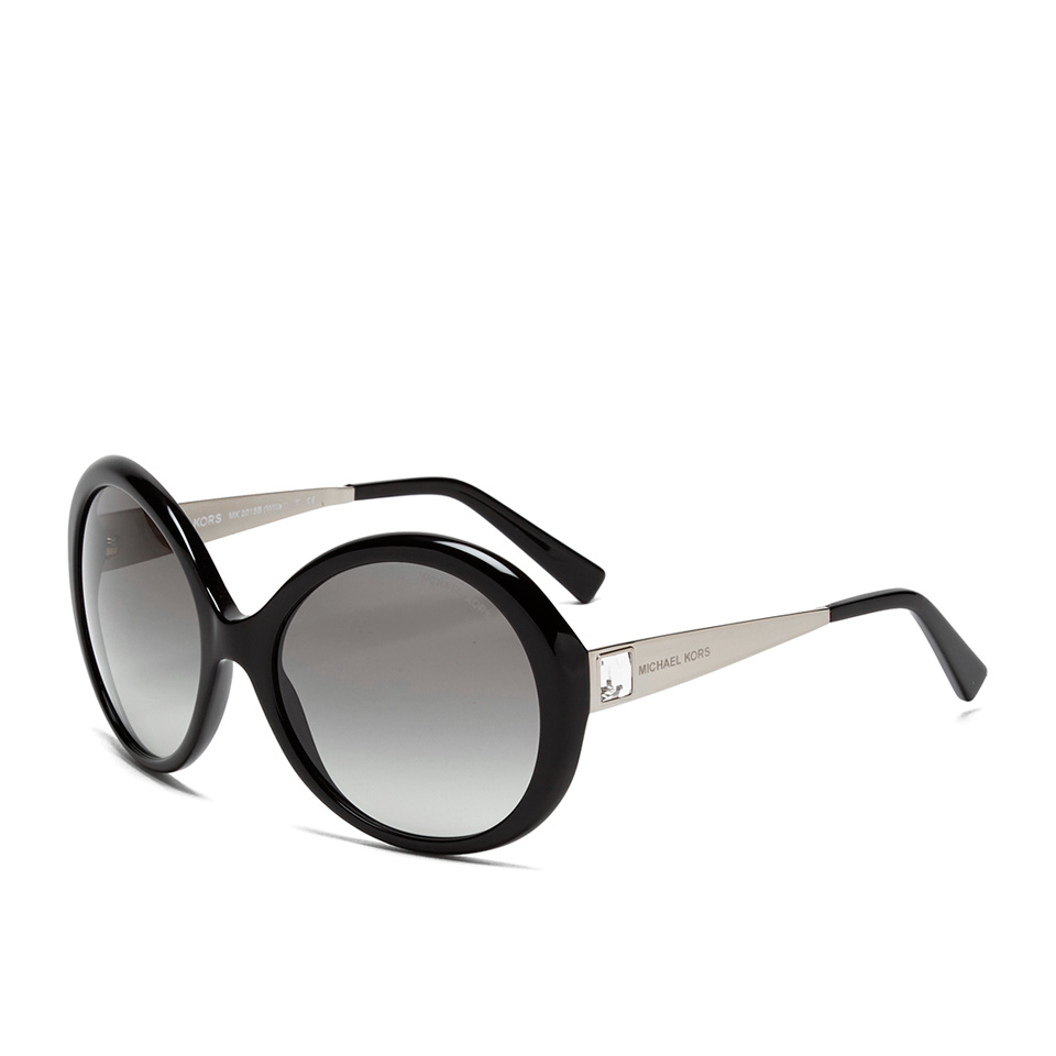 MICHAEL MICHAEL KORS Women's Willa Large Round Sunglasses - Black