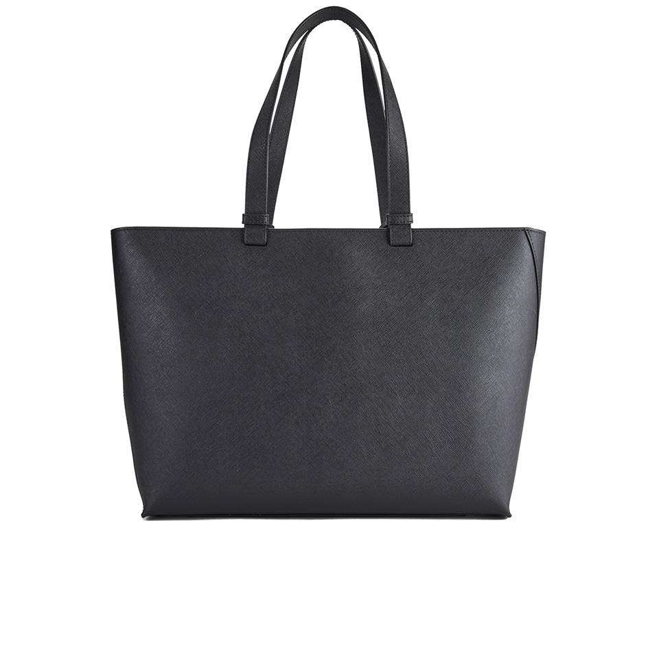 Calvin Klein Women's Sofie Large Saffiano Leather Tote Bag - Black