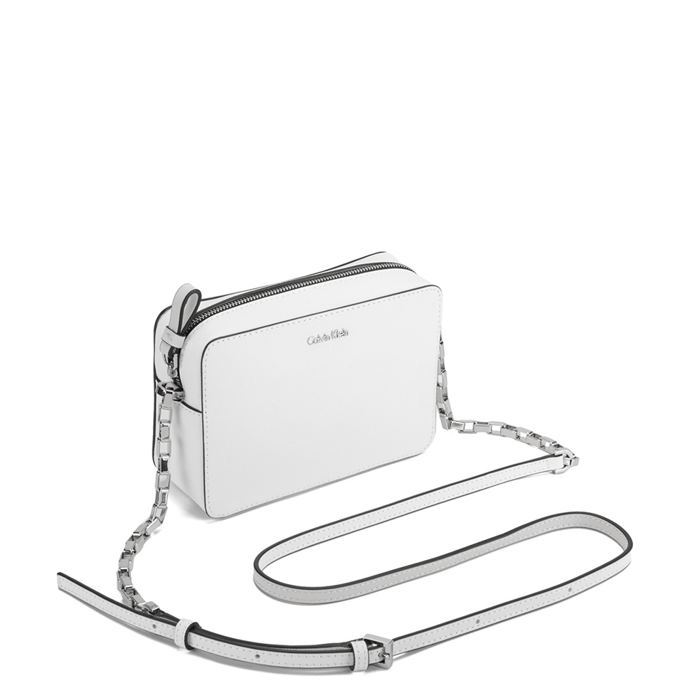 Calvin Klein Women's Sofie Micro Crossbody Bag - Arctic White