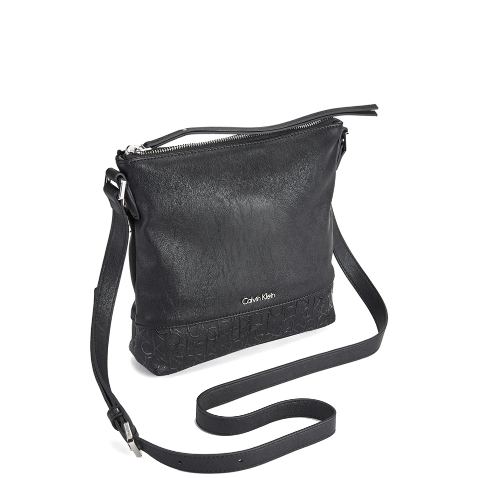 Calvin Klein Women's Maddie Flat Crossover Bag - Black