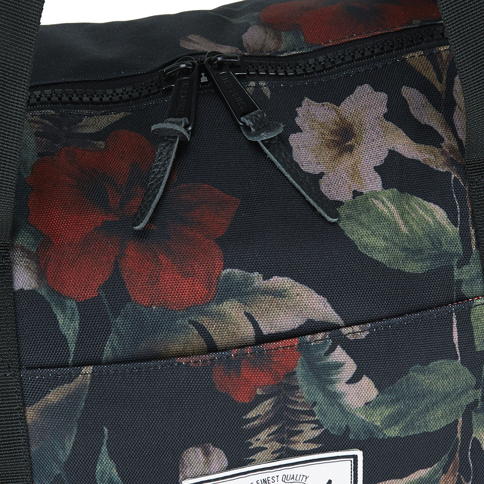 Herschel Sutton Mid-Volume Hawaiian Camo Print Duffle Bag - Black