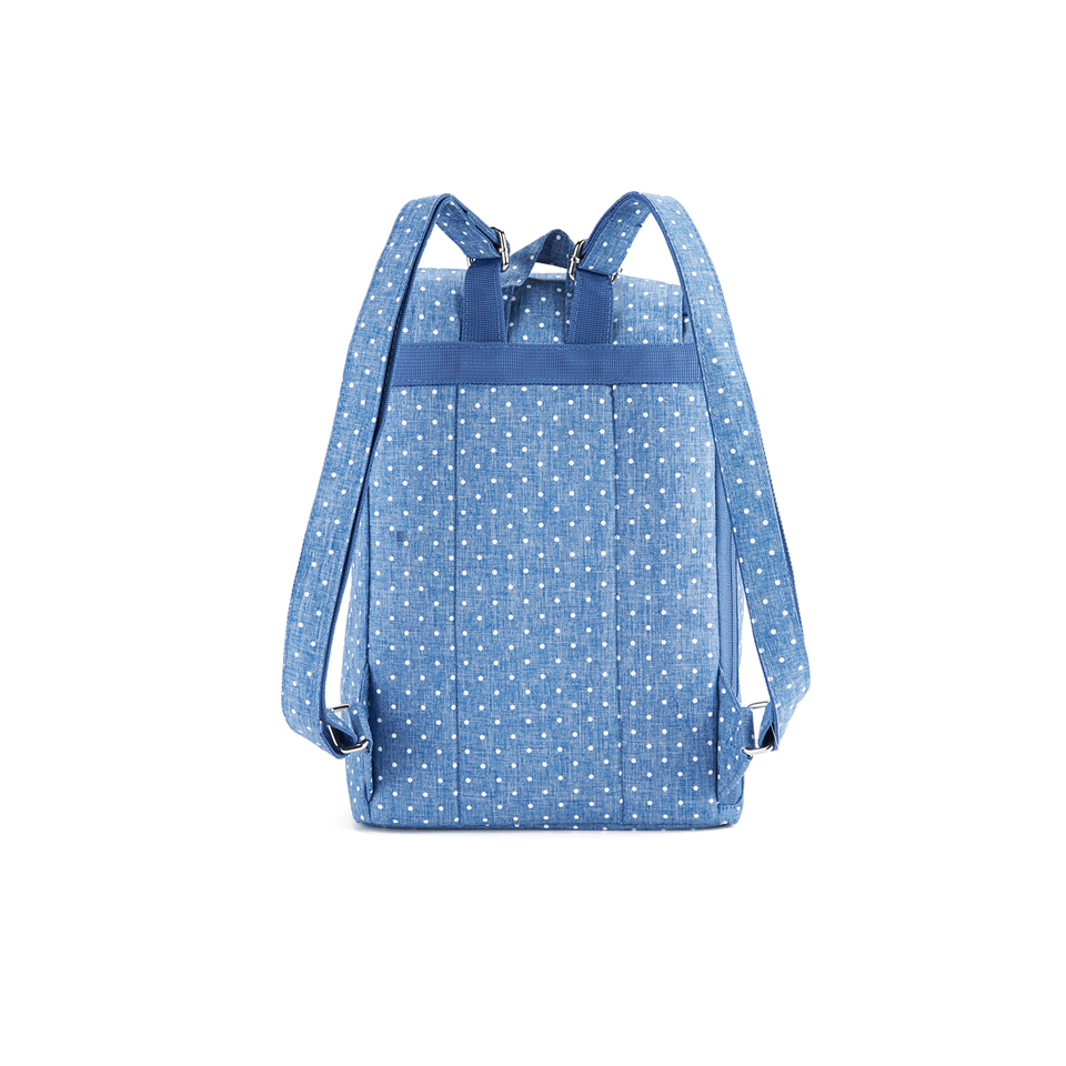 Herschel Women's Reid Polka Dot Crosshatch Backpack - Light Blue