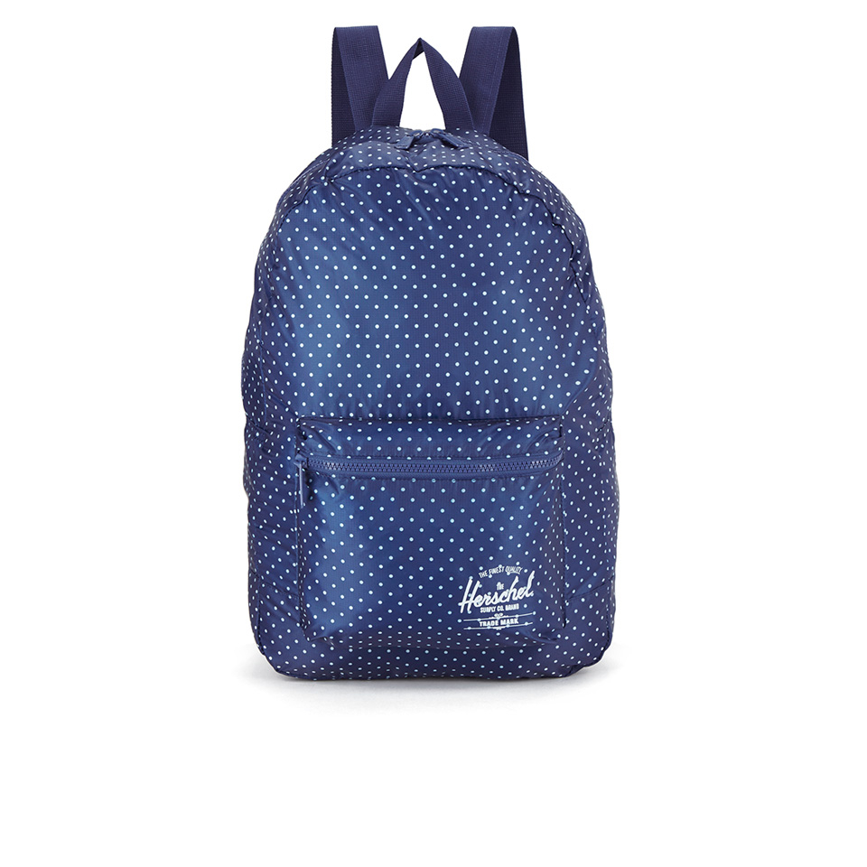 Herschel Packable Day Packs Backpack - Light Blue Polka Dot