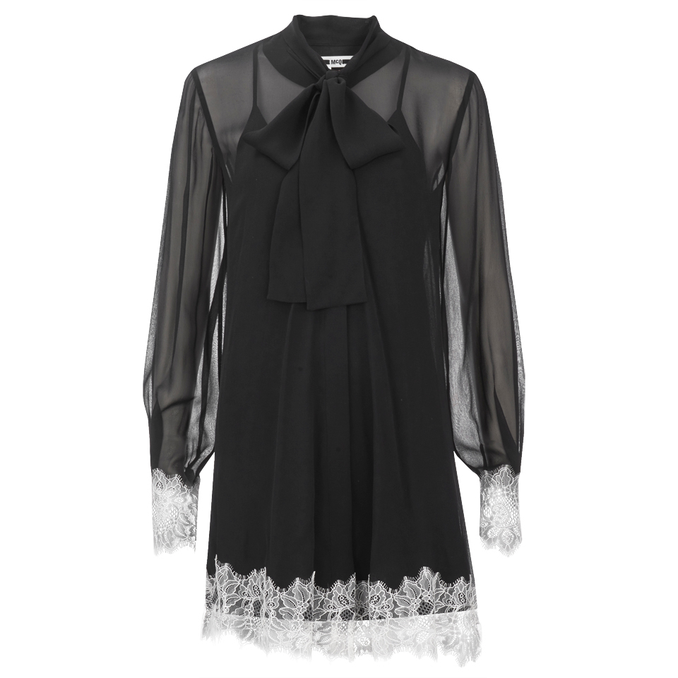 ワンピース HYKE pussy-bow Dress 1 BIOTOP(ビオトープ) / 【HYKE】 PUSSY BOW DRESS (ワンピース