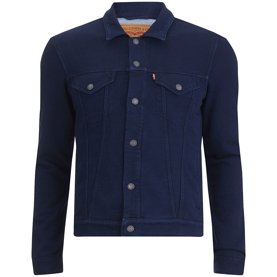 Levi's trucker jacket navy clearance