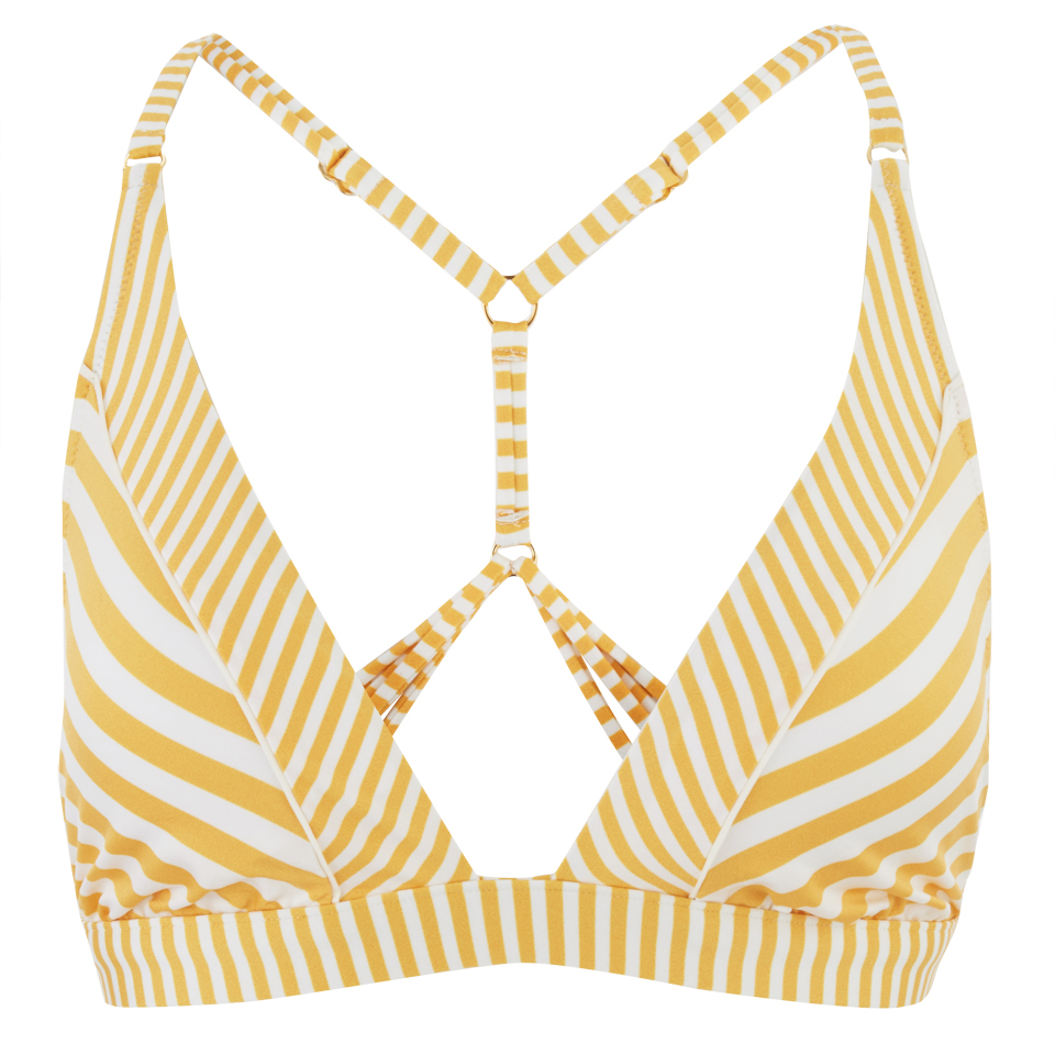 Paolita Women's Voyage Endeavour Bikini Top - Yellow/White