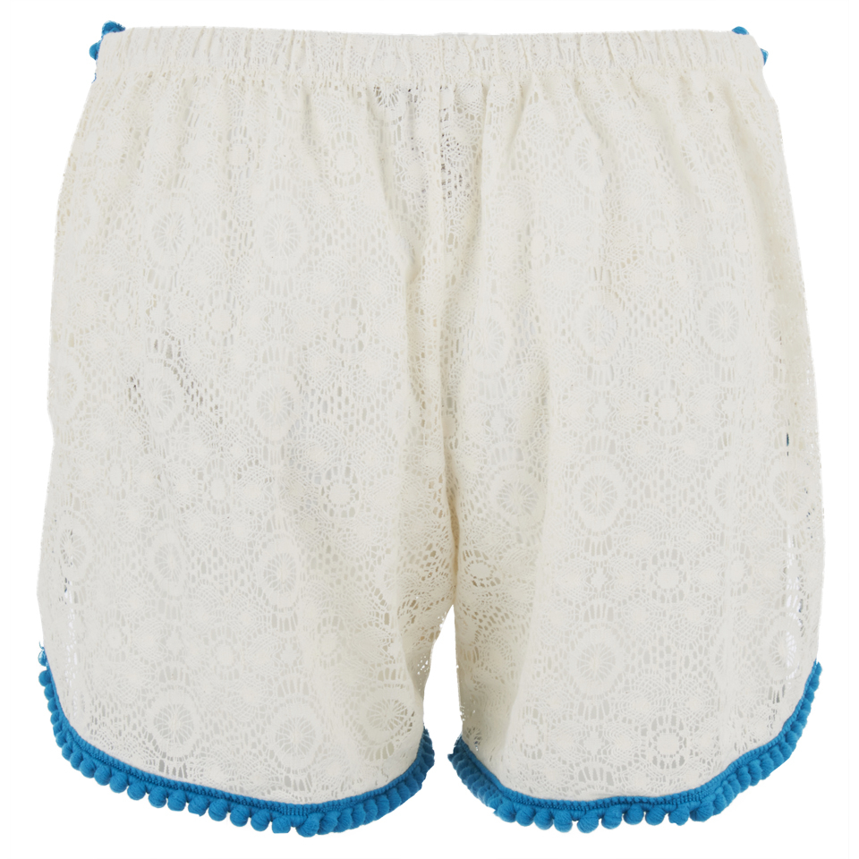 Paolita Women's Venetian Lace Shorts - Cream
