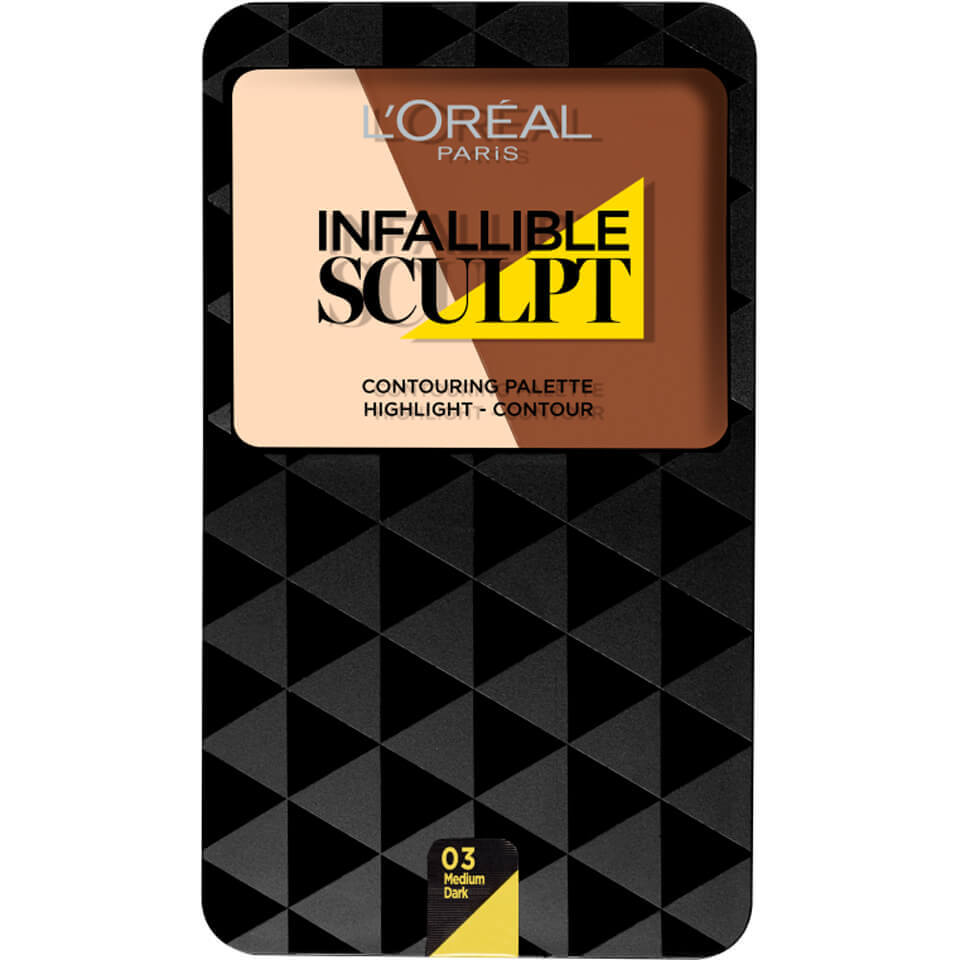 L'Oréal Paris Infallible Sculpting Palette - Medium Dark (10g)